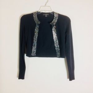 Cardigan-sequined